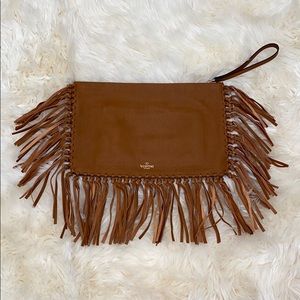 Valentino flat wristlet clutch